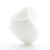 19MM Chalk White Glass Interlock Bead (24 pieces)