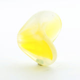 19MM Yellow/Wht.Opal Interlock Bead (24 pieces)