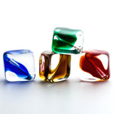 12MM Sapphire/Crystal Glass Bead (36 pieces)