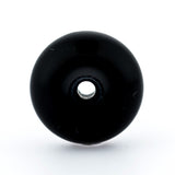 18MM Black Belly Rondelle Bead (36 pieces)