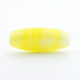 14X6MM Yellow Glass Oval Bead (144 pieces)