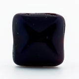 8MM Navy/Red Glass Square Bead (72 pieces)