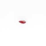 Carnelian Glass Oval Bead (72 pieces)