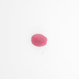 Pink Glass Oval Bead (72 pieces)