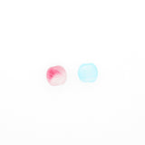 8MM Aqua Quartz Glass Disc Bead (72 pieces)