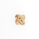 17MM Brown/Beige Glass Nugget (12 pieces)