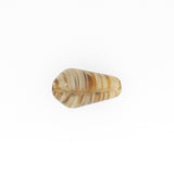 18X10MM Beige Glass Pear Bead (36 pieces)