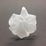 34X39MM Crystal Mat Flower Drop (36 pieces)