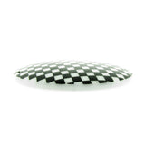 Black/White Checkerboard Round Drop (2 pieces)