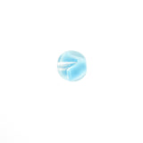 8MM Aqua Glass Round Bead (72 pieces)