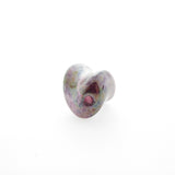 15X10MM Amethyst Glass Twist Bead (36 pieces)