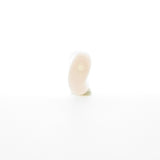 Large Flat Pink Opal Glass Bead (12 pieces)