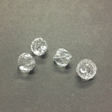 6MM Crystal Faceted Pyramid Bead (300 pieces)