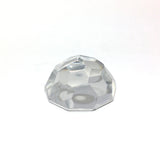 25MM Crystal Faceted Foiled Cab (12 pieces)