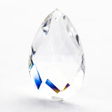 38X22MM Crystal Glass Faceted Drop (4 pieces)