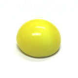 18MM Yellow Glass Cab (12 pieces)
