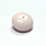 15MM Pink Glass Rondel Bead (36 pieces)