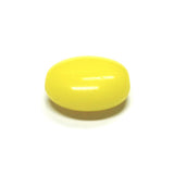 14MM Yellow Glass Disc Bead (72 pieces)