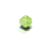 8MM Green Glass Pyramid Bead (72 pieces)