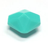 Turquoise Faceted Diamond Bead (24 pieces)