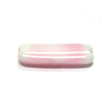 18X7MM Pink Glass Rectangle Bead (72 pieces)