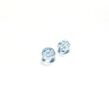 6MM Light Sapphire Blue Faceted Bead (100 pieces)