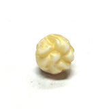 10MM Topaz/White Fancy Glass Bead (72 pieces)
