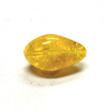 15X11MM Amber Crackle Pear Bead (72 pieces)