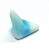 Aqua Glass Interlock Bead (36 pieces)