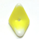 Yellow Glass Interlock Bead (36 pieces)