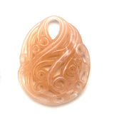 48X38MM Pearshape Drop Rosequartz (12 pieces)