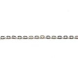 Silver Tone Plated Chain Brass Single Cable (1 foot)