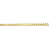 Gold Tone Plated Chain Brass Curb (1 foot)