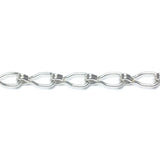 Im. Rhodium Plated Chain Steel Ladder (1 foot)