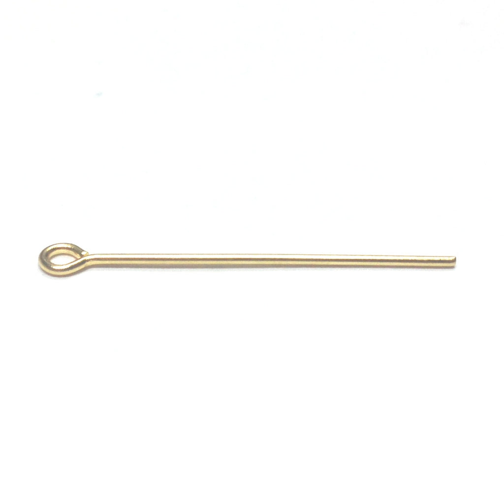 1.5" Brass Eyepin (.028) 1 Lb. (~2736 pieces)