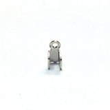 4X5MM Connector With Loop Nickel (144 pieces)