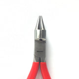 Short Round Nose Plier w/Cutter Smooth German (1 piece)