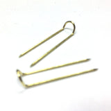 Brass U Pins (Display) (7/8" Long) (1000 pieces)