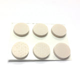 Self-Stick Beige Round Earring Cushion (300 pieces)