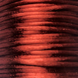Size #1 - 2MM Rust Satin Cord (Rattail) 144 Yds