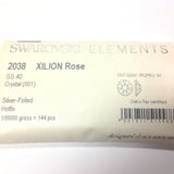 Ss40 Swarovski Faceted Crystal Foiled Cab With Hotfix (144 pieces)
