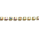 Rhinestone Chain Crystal Ab/Gold (1 foot)