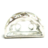 13X6MM Rondelle Crystal/Silver (12 pieces)
