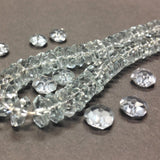 8MM Ice Tin Cut Rondelle (72 pieces)