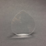 33X34MM Pear Crystal Plexi Magnifying Lens (4 pieces)
