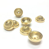 16MM Hamilton Gold Fluted Cap (36 pieces)