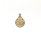Filigree 15MM Pear Drop Hamilton Gold (12 pieces)