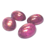 14X10MM Lilac "Gold Lace" Cab (32 pieces)