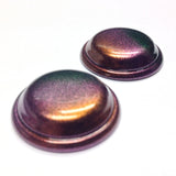 25MM Purple "Iridize" Cab (6 pieces)