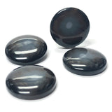 18MM Grey/Brown/Black Round Cab (12 pieces)